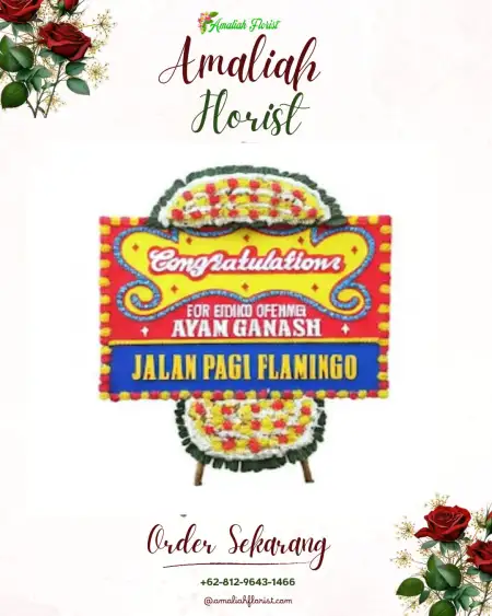 Sewa Papan Bunga Karya Bakti